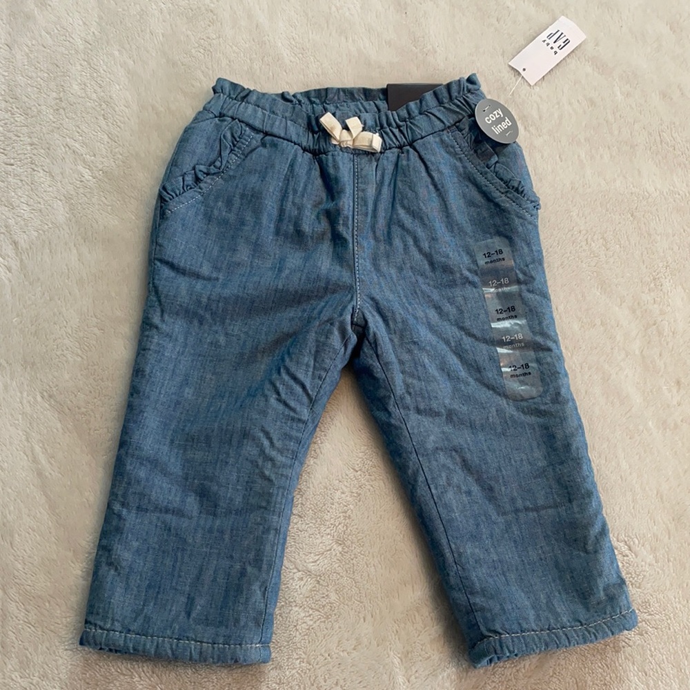 Baby GAP denim pants. Size 12-18 months